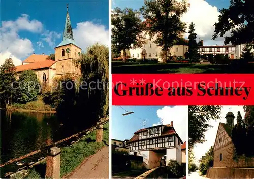 AK / Ansichtskarte Schney Kirche Teilansichten Schney