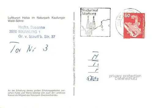 AK / Ansichtskarte Helsa Panorama Helsa