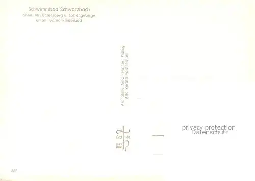 AK / Ansichtskarte Schwarzbach_Bad_Reichenhall Schwimmbad mit Untersberg und Lattengebirge Kinderbad Schwarzbach_Bad