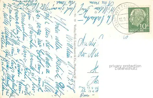 AK / Ansichtskarte Wittduen_Amrum Nordseeheilbad Hafen Fischkutter Leuchtturm Anlegebruecke Kurhaus MS Uthlande Wandelbahn Strand Erholungsheim Duenen Strandstrasse Wittduen Amrum