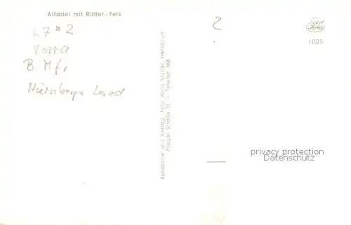 AK / Ansichtskarte Alfalter Panorama mit Rifflerfels Alfalter