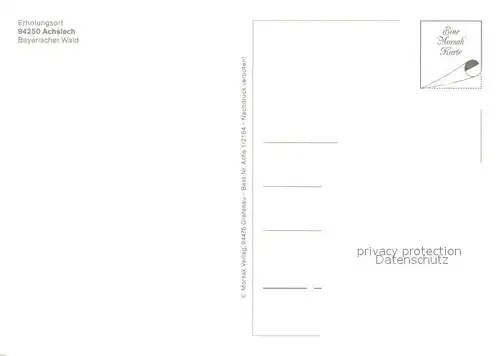AK / Ansichtskarte Achslach Erholungsort im Bayerischen Wald Achslach