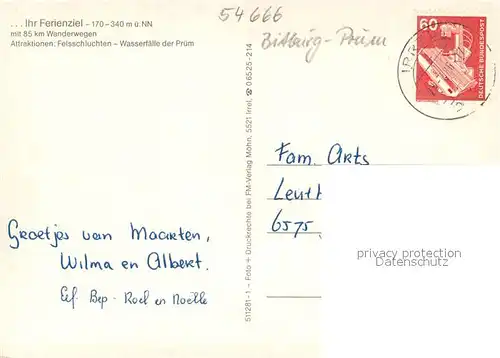 AK / Ansichtskarte Irrel Panorama Deutsch Luxemburgischer Naturpark Hallenbad Felsschlucht Wasserfaelle der Pruem Natur Irrel