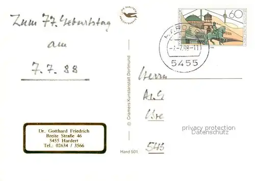 AK / Ansichtskarte Hardert Luftkurort im Naturpark Rhein Westerwald Fliegeraufnahme Almblick Kurgarten Forellenteich Ehrenmal Hardert