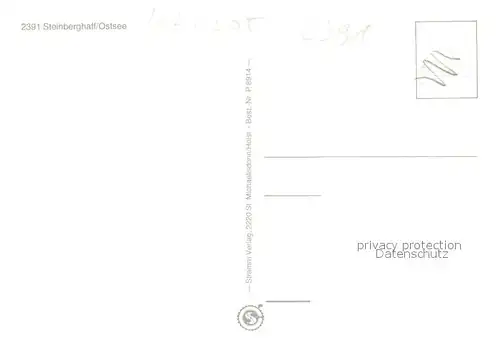 AK / Ansichtskarte Steinberghaff Campingplatz an der Ostsee Strand Fliegeraufnahme Steinberghaff