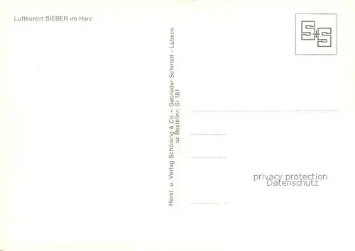 AK / Ansichtskarte Sieber Ortsansicht mit Kirche Luftkurort im Harz Sieber