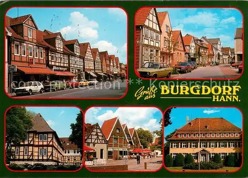 AK / Ansichtskarte Burgdorf_Hannover Altstadt Fachwerkhaeuser Burgdorf Hannover