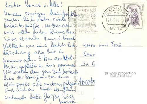 AK / Ansichtskarte Sommerach Rathaus Stadttor Brunnen Panorama Sommerach