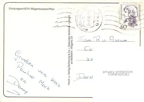 AK / Ansichtskarte Wilgartswiesen Kirche Teilansichten Fachwerkhaeuser Wilgartswiesen