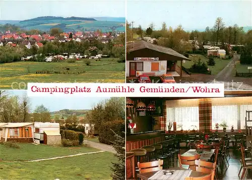 AK / Ansichtskarte Gemuenden_Wohra Campingplatz Aumuehle Restaurant Panorama Gemuenden Wohra