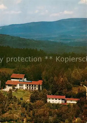 AK / Ansichtskarte Hochreuth Hotel Tannenhof Terrassen Cafe Fliegeraufnahme Hochreuth