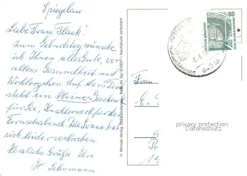 AK / Ansichtskarte Spiegelau Ortsansicht Spiegelau