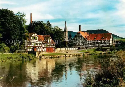 AK / Ansichtskarte Wanfried Fachwerkhaeuser an der Werra Wanfried