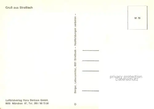 AK / Ansichtskarte Strasslach Dingharting Hotel Ortsansicht Fliegeraufnahmen Kapelle Kanal Strasslach Dingharting