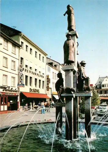 AK / Ansichtskarte Bad_Kreuznach Brunnen auf dem Kornmarkt Bad_Kreuznach