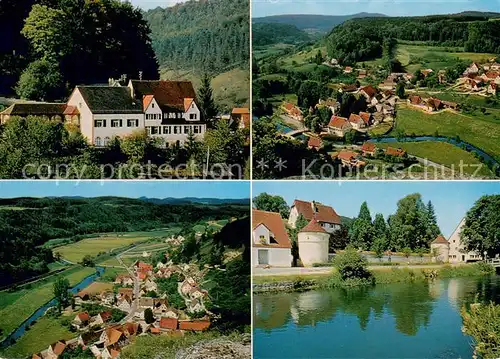 AK / Ansichtskarte Artelshofen Panorama Pegnitz Fraenkische Alb MAN Erholungsheim Schloss Ober Artelshofen Artelshofen