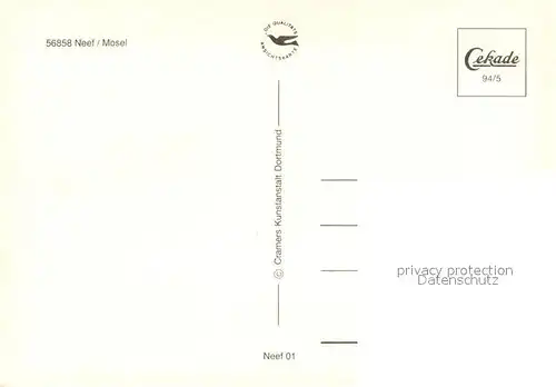 AK / Ansichtskarte Neef Panorama Moseltal Altstadt Kirche Brunnen Fachwerkhaus Neef