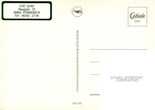 AK / Ansichtskarte Puenderich_Mosel Altes Faehrhaus Historisches Gebaeude 17. Jhdt. Fachwerkhaus Weinprobierkeller Panorama Moseltal Puenderich Mosel