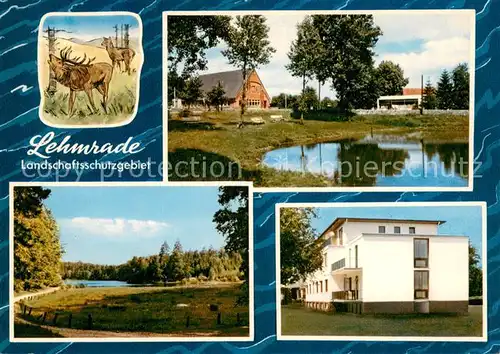 AK / Ansichtskarte Lehmrade Landschaftsschutzgebiet Naturpark Lauenburgische Seen Teilansichten Lehmrade