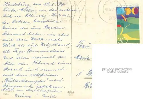 AK / Ansichtskarte Laboe Hafen Laboe