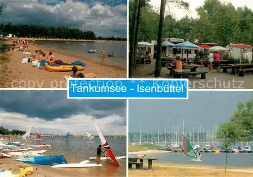 AK / Ansichtskarte Isenbuettel Erholungsgebiet Tankumsee Badestrand Seglerhafen Campingplatz Isenbuettel