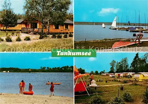 AK / Ansichtskarte Isenbuettel Naherholungsgebiet Tankumsee Ferienhaeuser Campingplatz Badestrand Seglerhafen Isenbuettel