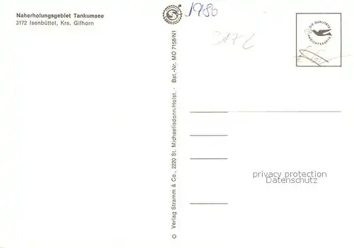 AK / Ansichtskarte Isenbuettel Naherholungsgebiet Tankumsee Ferienhaeuser Campingplatz Badestrand Seglerhafen Isenbuettel