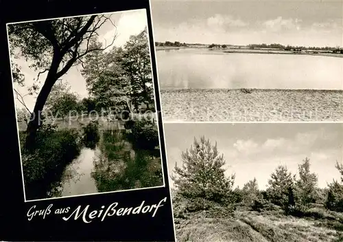 AK / Ansichtskarte Meissendorf Partie am Wasser Landschaftspanorama Meissendorf