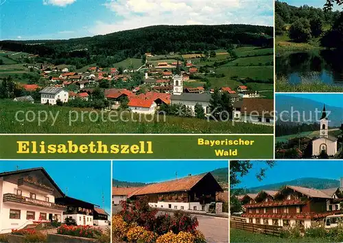 AK / Ansichtskarte Elisabethszell Panorama Kirche Gasthaeuser Elisabethszell