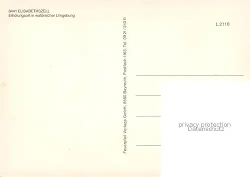 AK / Ansichtskarte Elisabethszell Panorama Kirche Gasthaeuser Elisabethszell