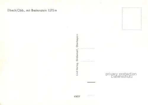 AK / Ansichtskarte Elbach_Miesbach Ortspartie mit Kirche Elbach Miesbach