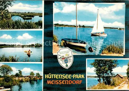 AK / Ansichtskarte Meissendorf Huettensee Park Segeln Uferweg Meissendorf