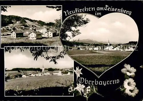 AK / Ansichtskarte Neukirchen_Teisenberg Gesamtansicht Panorama Berchtesgadener Land Neukirchen Teisenberg