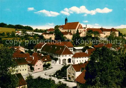 AK / Ansichtskarte Niederviehbach Ferienort an der Isar Blick zur Kirche Niederviehbach