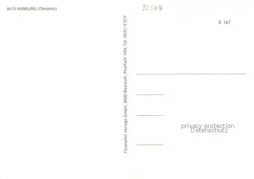 AK / Ansichtskarte Nabburg Ortsansichten Kirche Stadtmauer Turm Naab Bruecke Nabburg