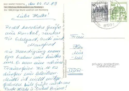 AK / Ansichtskarte Rosstal_Rosstal 1000jaehriger Markt westlich von Nuernberg Stadtansichten Altstadt Rosstal_Rosstal