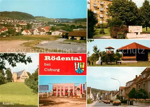 AK / Ansichtskarte Roedental mit den Ortsteilen Oeslau Einberg und Moenchroeden Roedental