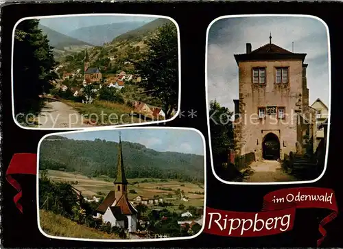 AK / Ansichtskarte Rippberg Ortsansicht mit Kirche Rippberg