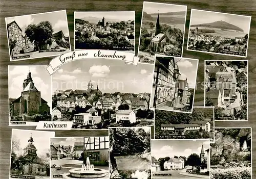 AK / Ansichtskarte Naumburg_Hessen Stadtansichten Sehenswuerdigkeiten Naumburg Hessen