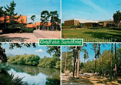 AK / Ansichtskarte Sandkrug_Oldenburg Wildeshauser Geest Teilansichten Sandkrug Oldenburg