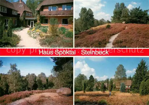 AK / Ansichtskarte Steinbeck_Luhe Haus Spoektal Heidelandschaft Steinbeck Luhe