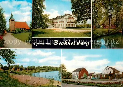 AK / Ansichtskarte Bookholzberg Kirche Villa Fachwerkhaus Bungalows Bookholzberg