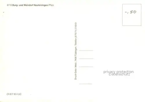 AK / Ansichtskarte Neuleiningen Giebel im oberen Burghof Panorama Oberes Tor Neuleiningen