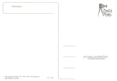 AK / Ansichtskarte Rhoendorf Fliegeraufnahme Rhoendorf