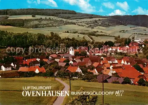 AK / Ansichtskarte Ovenhausen Fliegeraufnahme Ovenhausen