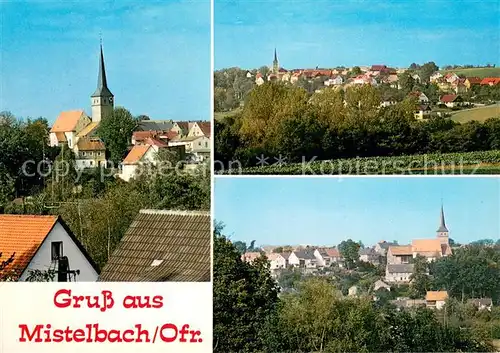 AK / Ansichtskarte Mistelbach_Oberfranken Kirche Ortsansichten Mistelbach_Oberfranken