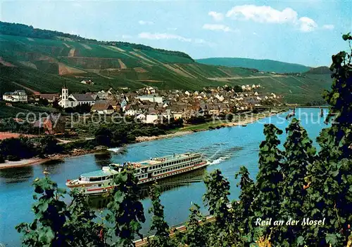 AK / Ansichtskarte Reil_Mosel Ausflugsdampfer Moselpartie Reil_Mosel