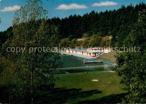 AK / Ansichtskarte Simmern_Hunsrueck Freibad Simmern Hunsrueck