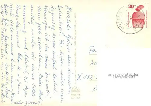 AK / Ansichtskarte Gotteszell Kreuz auf dem Loderhart Ortsansicht Panorama Kalvarienberg Gotteszell