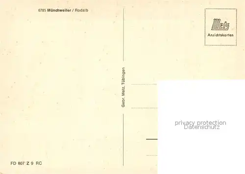 AK / Ansichtskarte Muenchweiler_Rodalb Panorama Kirchen Teilansichten Muenchweiler_Rodalb